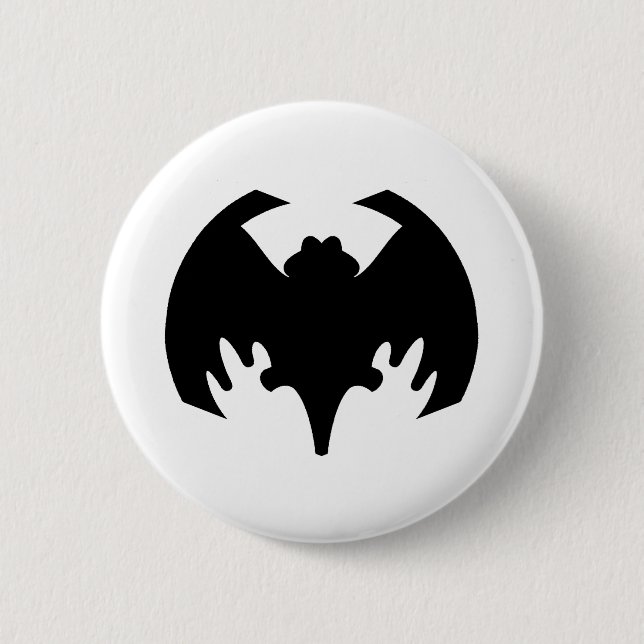 Badge Rond 5 Cm Bat Black Le MUSÉE Zazzle Cadeaux (Devant)