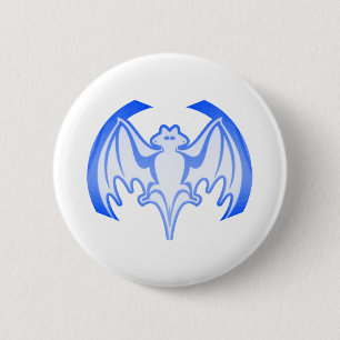 Badge Rond 5 Cm Bat Blue Inv Le MUSÉE Zazzle Cadeaux