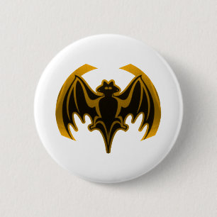Badge Rond 5 Cm Bat Gold Le MUSÉE Zazzle Cadeaux
