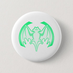 Badge Rond 5 Cm Bat Green Inv Le MUSÉE Zazzle Cadeaux