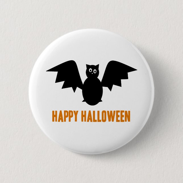 Badge Rond 5 Cm Bat halloween (Devant)