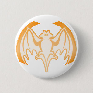 Badge Rond 5 Cm Bat Orange Inv Le MUSÉE Zazzle Cadeaux