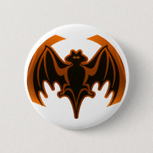 Badge Rond 5 Cm Bat Orange Le MUSÉE Zazzle Cadfts