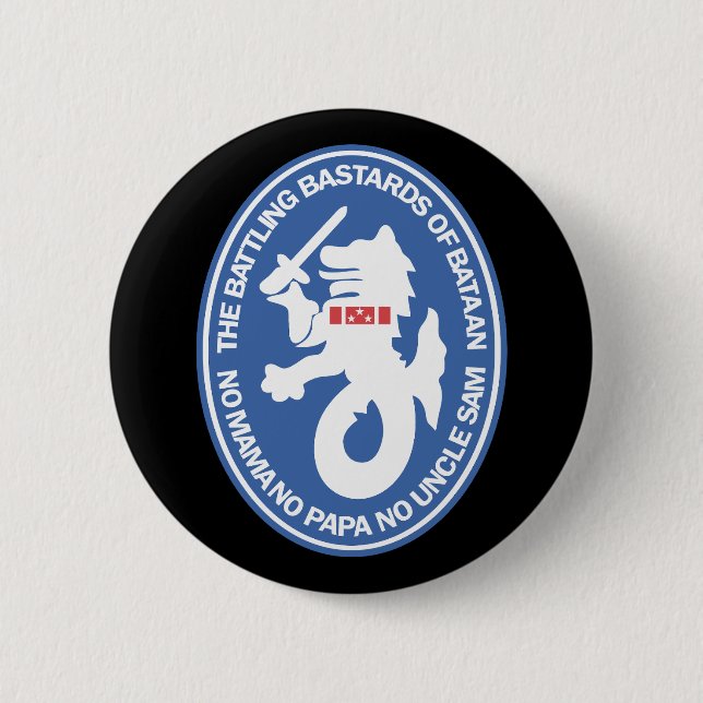 Badge Rond 5 Cm Bataille de Bastards de Bataan (Devant)