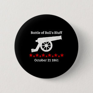 Badge Rond 5 Cm Bataille De Bluff Virginia Batailles Civiles Guerr