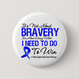 Badge Rond 5 Cm Bataille de cancer du colon