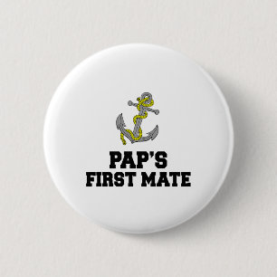 Badge Rond 5 Cm Bateau du petit-fils de Pap's First Mate de Kids