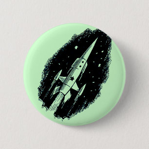 Badge Rond 5 Cm Bateau X-11 de Rocket