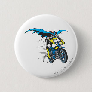 Badge Rond 5 Cm Batgirl sur batterie