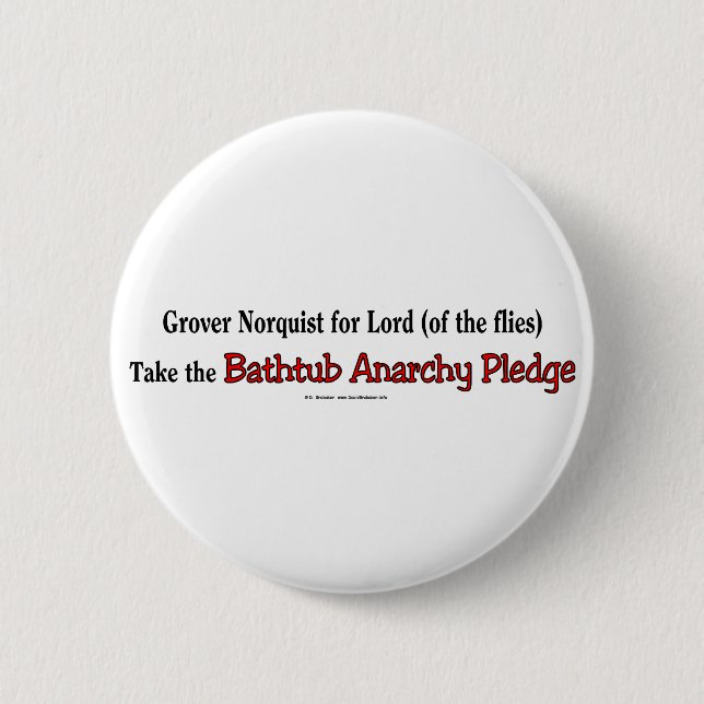 Badge Rond 5 Cm BathtubAnarchyPledge (Devant)