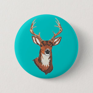 Badge Rond 5 Cm Bâti de support de mâle de trophée