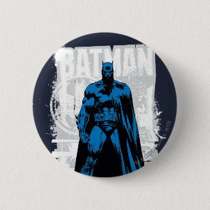Badge Rond 5 Cm Batman Comic - Vue Vintage