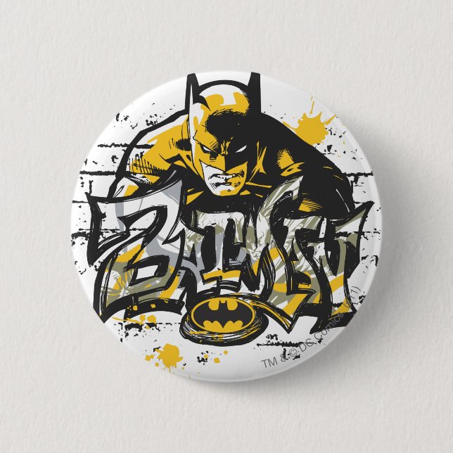 Badge Rond 5 Cm Batman Design 10 (Devant)