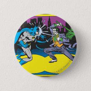 Badge Rond 5 Cm Batman Fights Joker