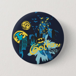 Badge Rond 5 Cm Batman Gotham Guardian