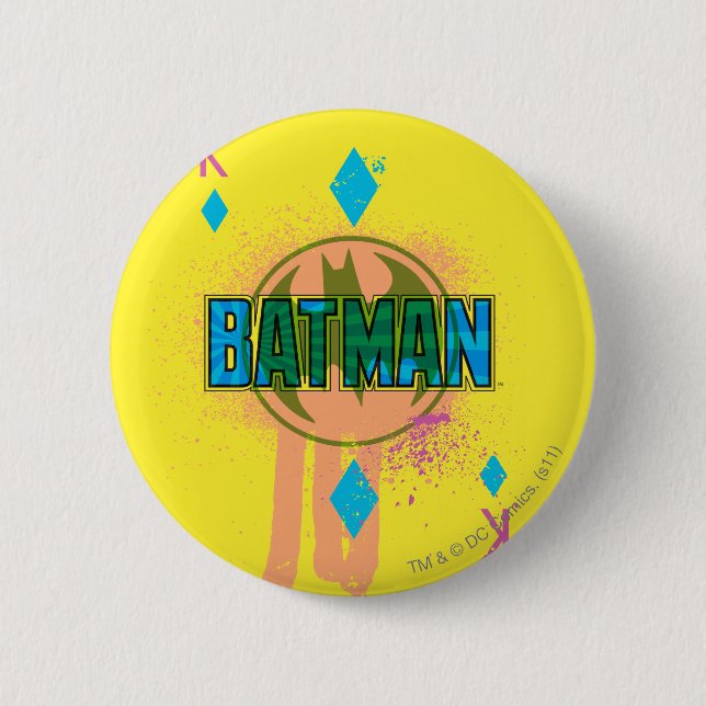 Badge Rond 5 Cm Batman King of Diamonds (Devant)