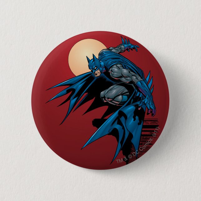 Badge Rond 5 Cm Batman Knight FX - 15 (Devant)
