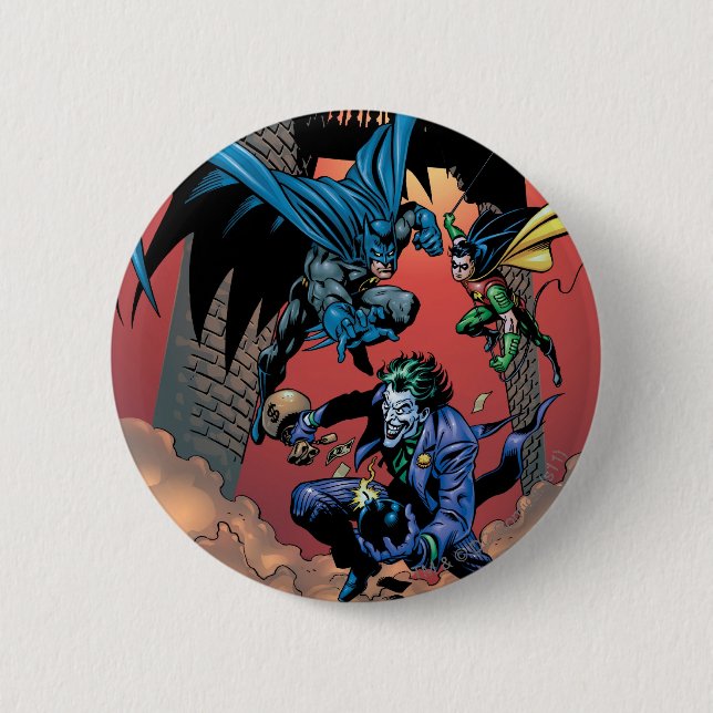 Badge Rond 5 Cm Batman Knight FX - 8 (Devant)