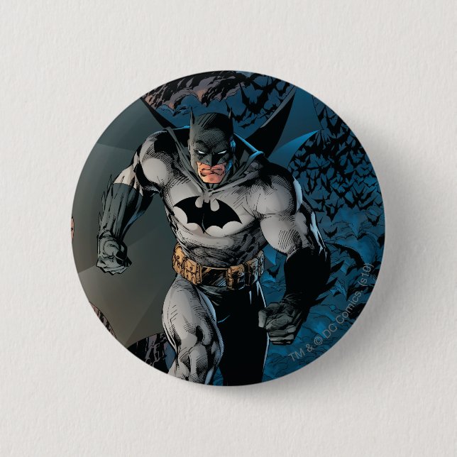 Badge Rond 5 Cm Batman Stride (Devant)