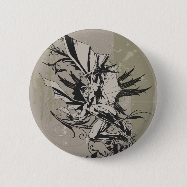 Badge Rond 5 Cm Batman Urban Legend (Devant)