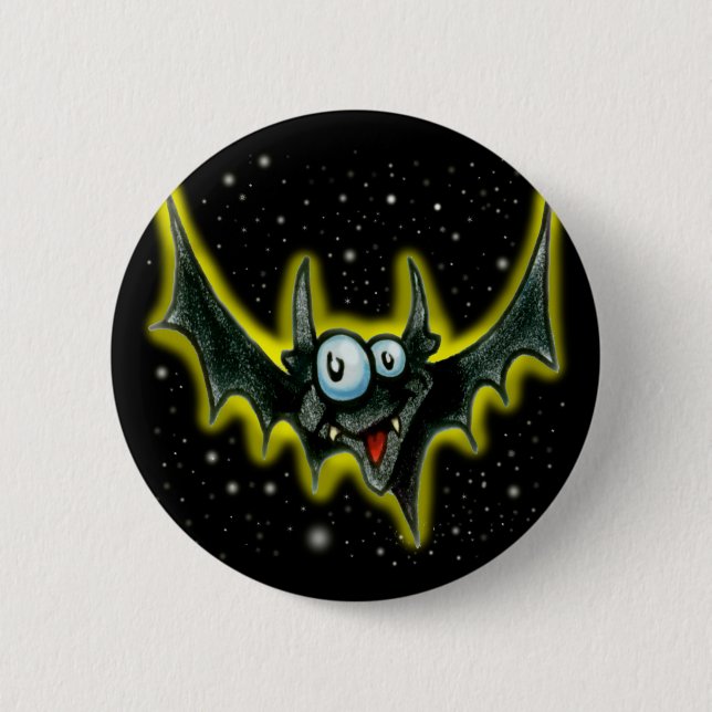 Badge Rond 5 Cm Batte - customisée (Devant)