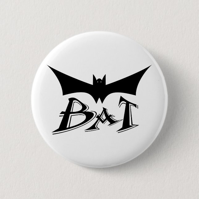 Badge Rond 5 Cm Batte volante (Devant)