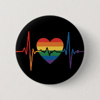 Battements de cœur LGBTQ Fierté du cœur Gay Lesbie