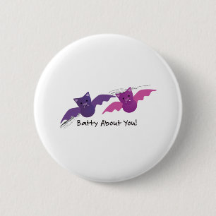 Badge Rond 5 Cm Batterie à propos de toi chauves-souris