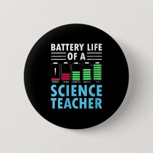 Badge Rond 5 Cm Batterie Femme Durée De Vie Hebdomadaire Cycle Pou