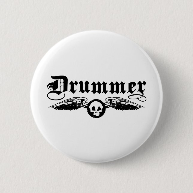 Badge Rond 5 Cm Batteur (Devant)