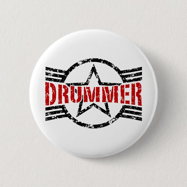 Badge Rond 5 Cm Batteur (Devant)