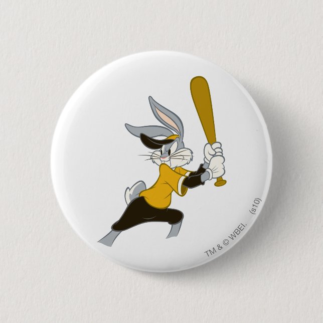 Badge Rond 5 Cm Batteur BUGS BUNNY™ (Devant)