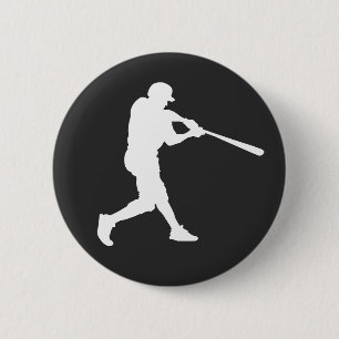 Badge Rond 5 Cm Batteur de sport de baseball sur mesure