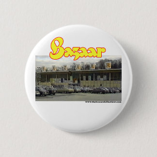 Badge Rond 5 Cm Bazar extérieur Circa 1980