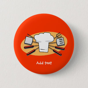 Badge Rond 5 Cm BBQ aujourd'hui modèle de bouton de rappel