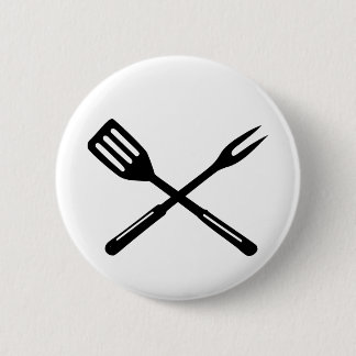 Badge Rond 5 Cm BBQ - Barbecue