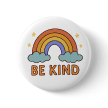 Be Kind Rainbow - Colorée Positive Citation Design