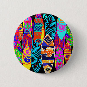 Badge Rond 5 Cm Beachboys Surfin' USA