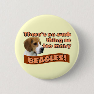 BADGE ROND 5 CM BEAGLES