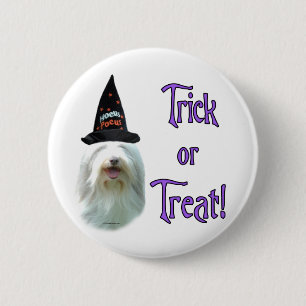 Badge Rond 5 Cm Beared Collie Trick