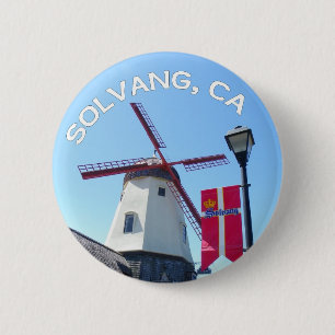 Badge Rond 5 Cm Beau bouton Solvang !