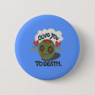 Badge Rond 5 Cm Beau Cool J'aime Afrique Art