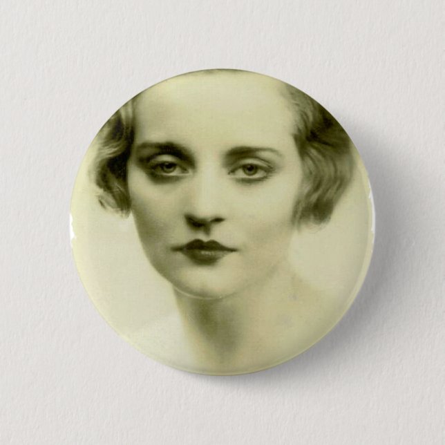 Badge Rond 5 Cm Beauté sérieuse (Devant)