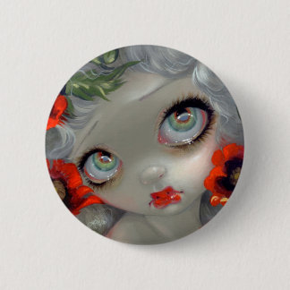 Badge Rond 5 Cm "Beautés toxiques III : Bouton d'oeillette"