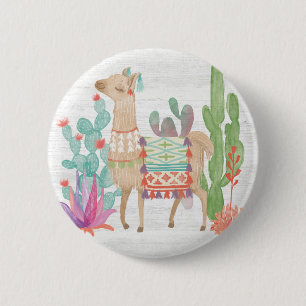 Badge Rond 5 Cm Beaux lamas IV
