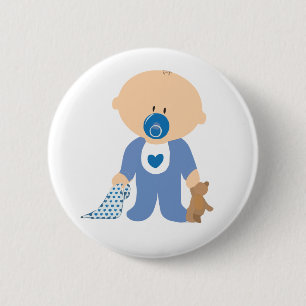 Badge Rond 5 Cm bébé-310259 bébé garçon peluche peluche couverture