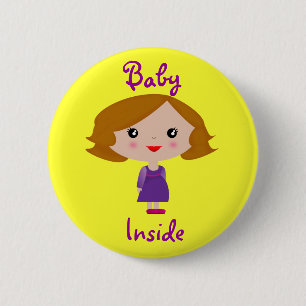 Badge Rond 5 Cm Bébé à l'intérieur
