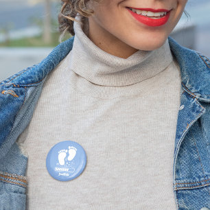 Badge Rond 5 Cm Bébé bleu Chargement