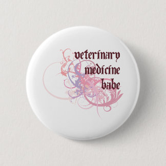 Badge Rond 5 Cm Bébé de médecine vétérinaire