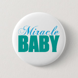 Badge Rond 5 Cm Bébé de miracle
